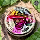 Polar Bear Pours Dead Head Bob 1 oz .999 Fine Silver Round 1/1 Tie Dye Enameled