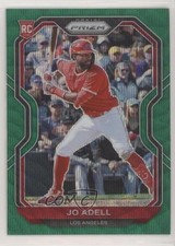 2021 Panini Prizm Tier II Green Wave Prizm Jo Adell #191 0w7