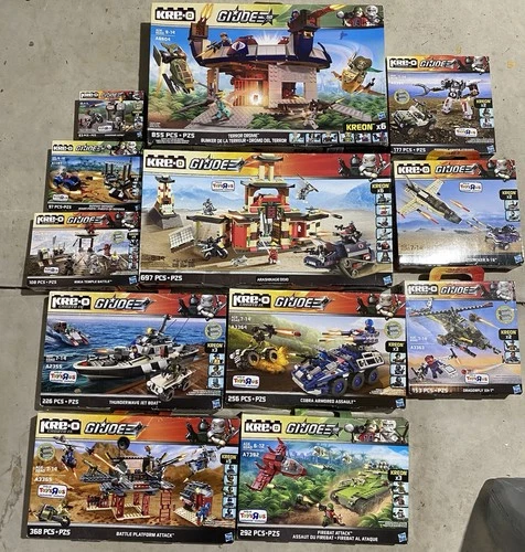 GI Joe Massive KRE-O Lot Look!!!!🔥🔥🔥