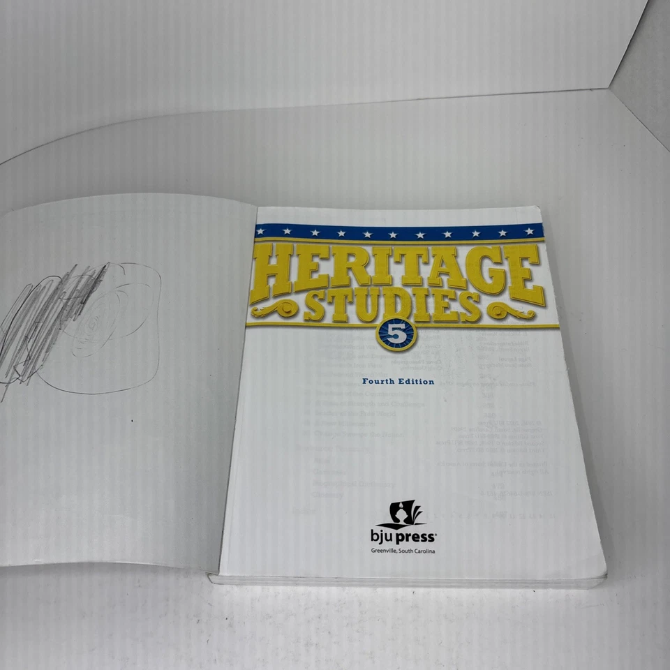 BJU Press Heritage Studies 5 Grade 5 Fourth Edition Textbook - Image 4 of 4
