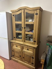 Kitchen Dresser with 2 Shelves, 2 Drawers, and 2 Cupboard Doors