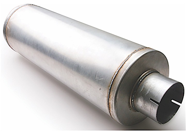 Different Trends ALM-408024-30 Steel Diesel Exhaust 8x8 Muffler 4 Inlet/Outlet