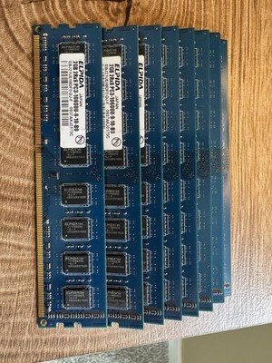 Elpida PC3-10600U 2GB x 8 DDR3 RAM Memory
