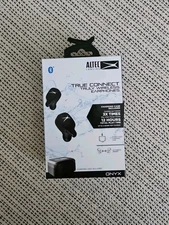 Altec Lansing MZX635 IPX4 Waterproof True Wireless Earbuds Black New Open Box