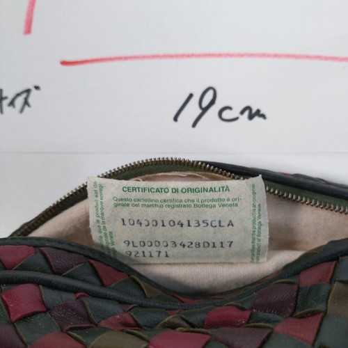 Bottega Veneta Intrecciato Pouch Paper Tag Vintage Multi color used - Picture 12 of 13