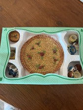 Decorative Resin Miniature Raggedy Ann  Andy Tea 10 Piece Set