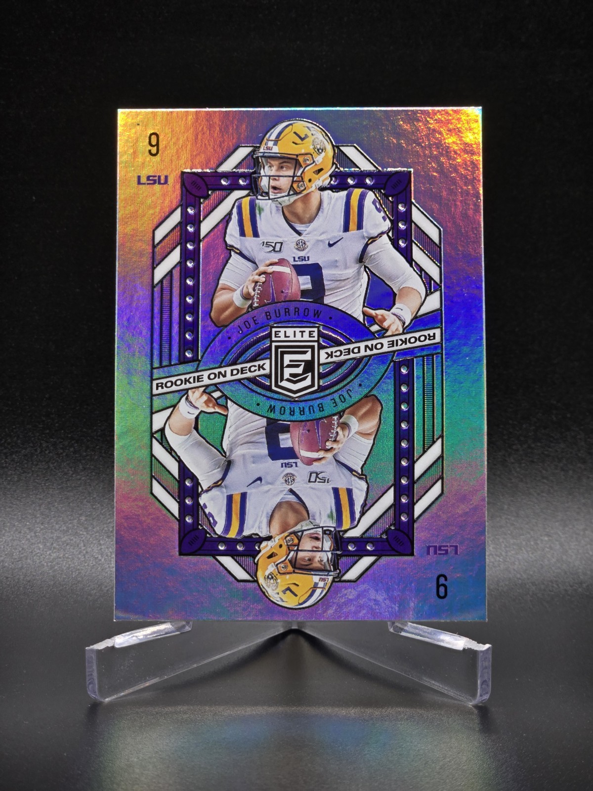 Joe Burrow 2020 Donruss Elite Rookie On Deck #6 - Cincinnati Bengals