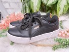 PUMA Carina Black Leather  Shoes Sneakers Cheetah Leopard Print Women’s Size 7.5 — photo 6