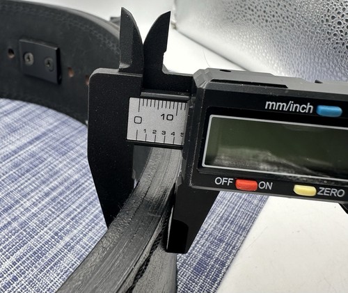 Gymreapers 13mm Leather Black Lever Belt - (M -30-35”) Power Weight Lifting - Picture 10 of 12