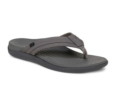 NEW VIONIC Men's Tide II Toe Post Sandal - Charcoal
