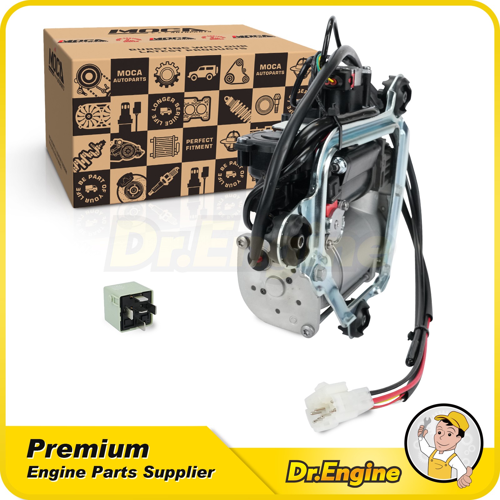 Air Suspension Compressor for 04-16 Rolls-Royce Phantom 00-06 BMW X5