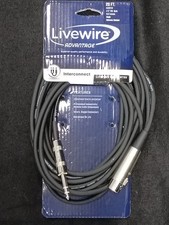 Microphone Cords 20ft 1/4 1 Male/Female Plug