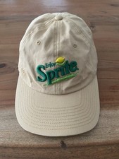VTG Sprite Embroidered Baseball Cap Cotton Retro Coca Cola American Needle OSFM
