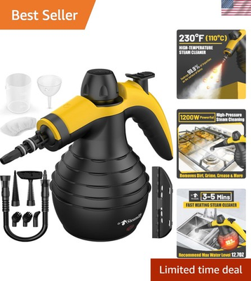 #ad #ad Multi Purpose Pressurized Steam Cleaner with 10 Accessories Fast Heating $69.99