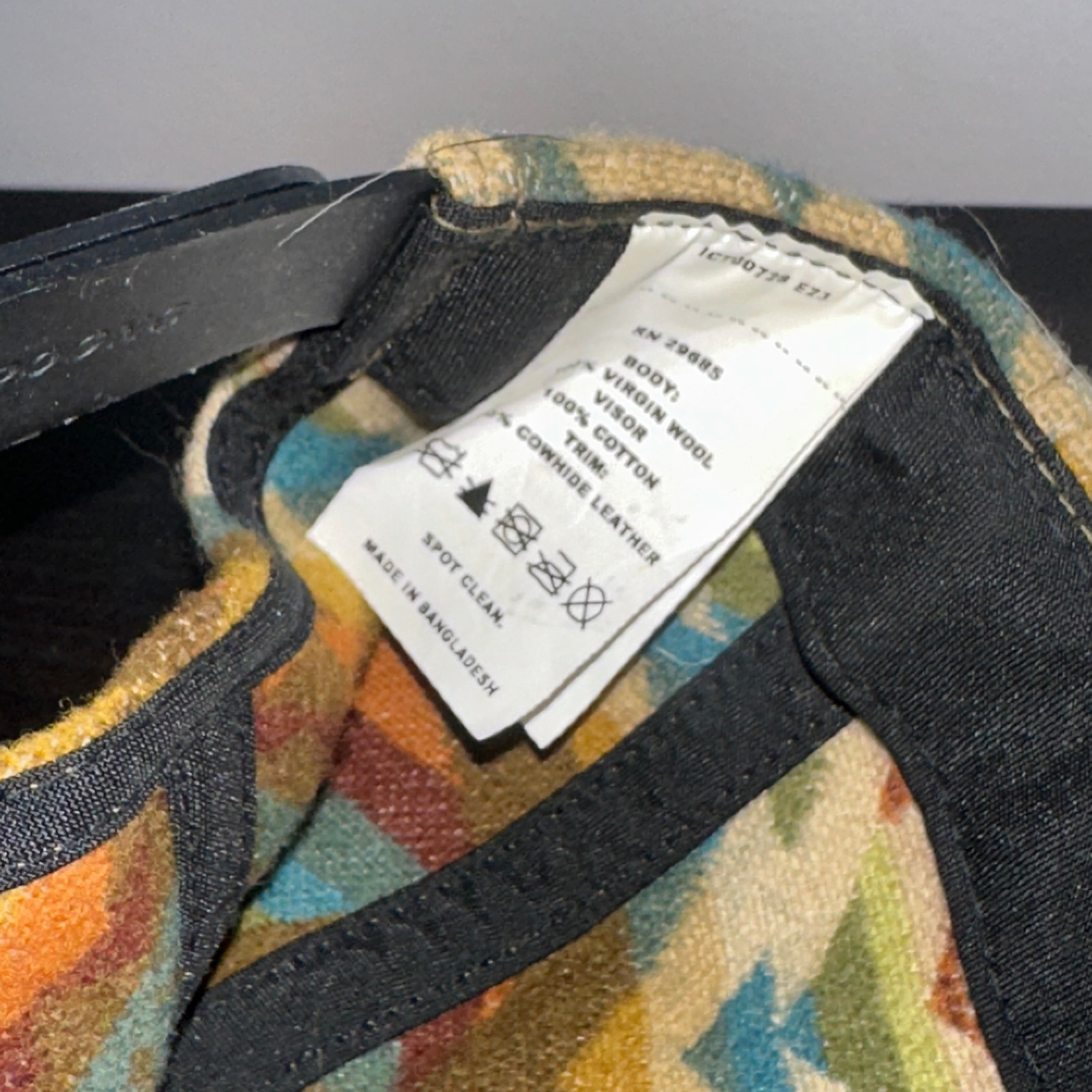 Pendleton Wool Camp Baseball Cap Southwestern Pat… - image 5