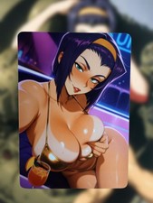 Faye Valentine Cowboy Bebop Anime Waifu Sexy Goddess Doujin Lewd Hentai Card