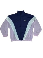 Pull and Bear Blue Zip Track Jacket Medium