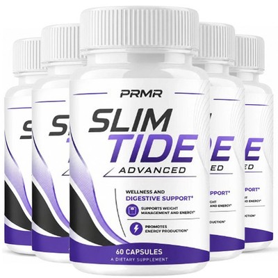 5 Pack Slim Tide Capsules Advanced Weight Management Support Metabolism SlimTide