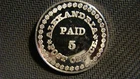 Scarce Alexandria Post Office 1 oz .999 Solid Silver Round From A Local Estate