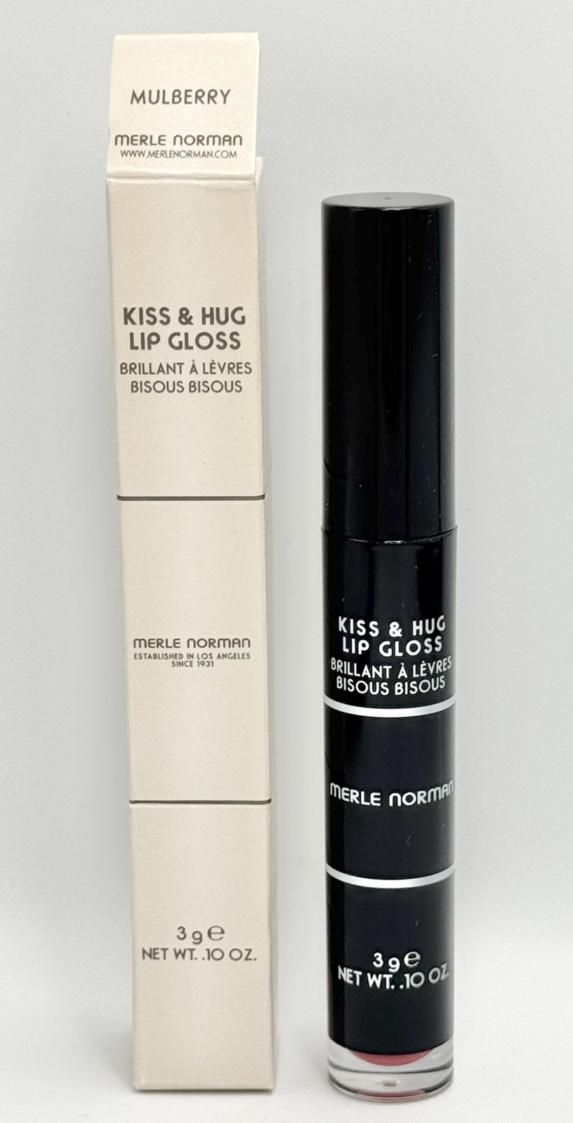 Merle Norman Kiss & Hug Lip Gloss - Mulberry - 0.10 oz. Full Size