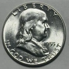 1955 Franklin Half Dollar, Bugs Bunny, Uncirculated,