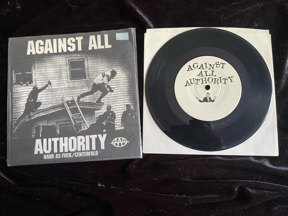 Less Thank Jake/Against All Authority Split 7”  Original Pressing - Image 2 of 4
