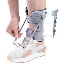 AFO Foot Drop Brace Splint, Adjustable Drop Foot Up Ankle Support for Walking...