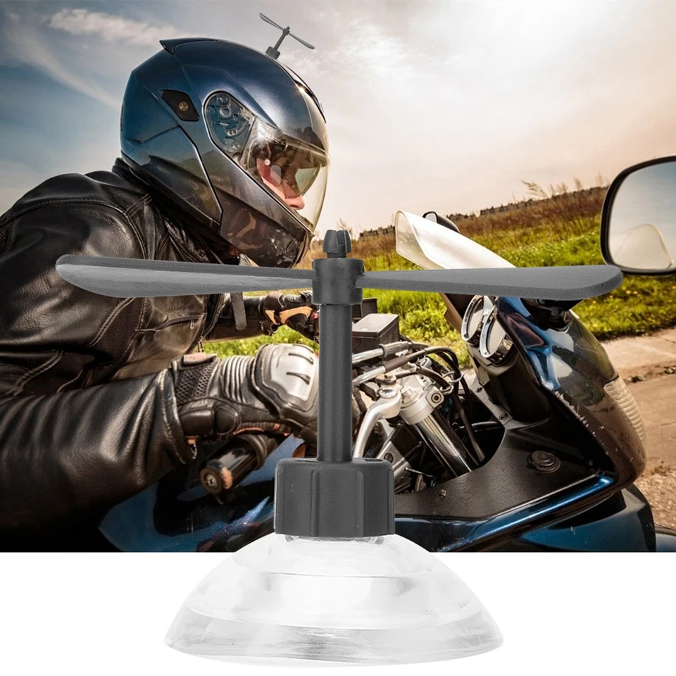 Hélice de capacete (vermelha) para motocicleta premium borracha e plástico com - Imagem 4 de 4