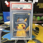 Pokémon TCG Pikachu with Grey Felt Hat PSA 9 SVP 085 Graded Card Van Gogh