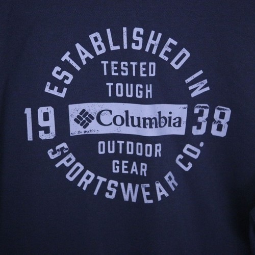 Columbia Sportswear Co Sweatshirt Mens 3X 3XL Navy Blue Pullover Hoodie - Picture 3 of 11
