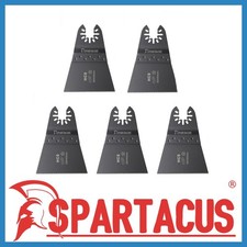 5 x Spartacus 68mm Oscillating Multi Tool Multitool Plunge Cutting Wood Blades