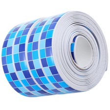2 Pcs Caulk Tape Self Adhesive Strip Decorative for Bathroom Toilet
