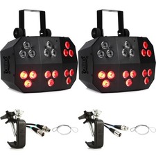 Chauvet DJ Wash FX 2 Tri-Color RGB Wash Effect Essentials Bundle - Pair