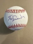 Tommy Lasorda,Jim Tracy,Jim Colborn,Glenn Hoffman Dodgers Autograph Baseball ⚾️