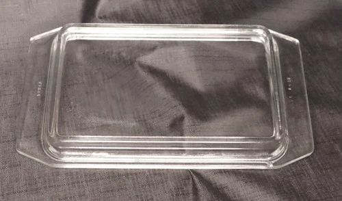 Vintage PYREX #550C A-12 Space Saver Lid Only Clear Glass