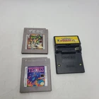 3 Vintage Gameboy Gameboy color games Pokemon Tetris Turok Untested