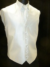 Formal Vest Full Back - White VF804
