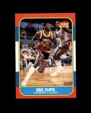 1986-87 Fleer #34 Sleepy Floyd MINT RC Rookie Warriors Break 6