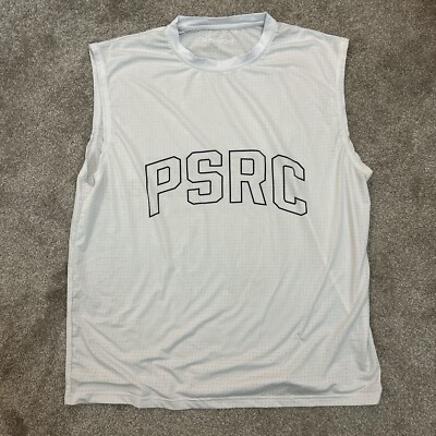 Puresport Pure Sport Running Club PSRC Vest Performance Cutoff White S Smal  UK