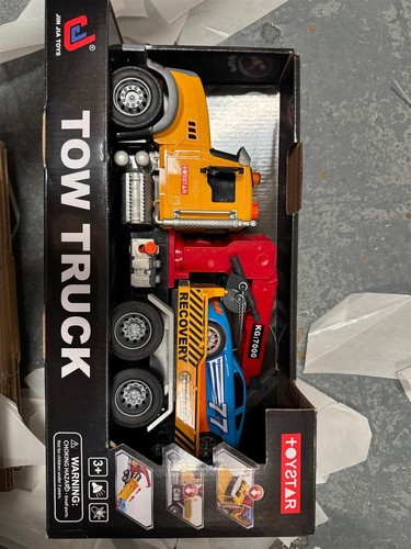 Kids Rescue Tow Truck Wrecker Toy Sound Crane With Recovery Lift Cars Hook Games - Picture 11 of 11