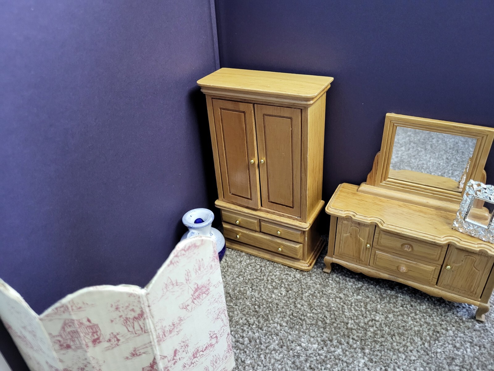Vintage Dolls House Furniture Bundle 80+ Items eBay