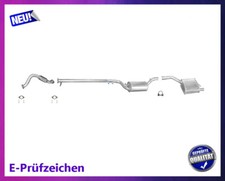 Auspuffanlage für Ford Focus DAW DBW 2.0 16V 96KW Auspuff mit Flexrohr Schelle