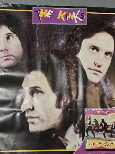 Póster promocional raro 1983 Arista Records The Kinks State of Confusion 36" x 24" - Imagen 4 de 14