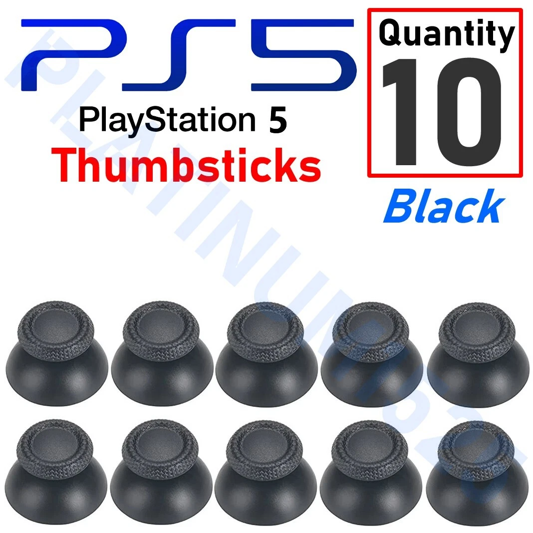 10x Black Thumbsticks