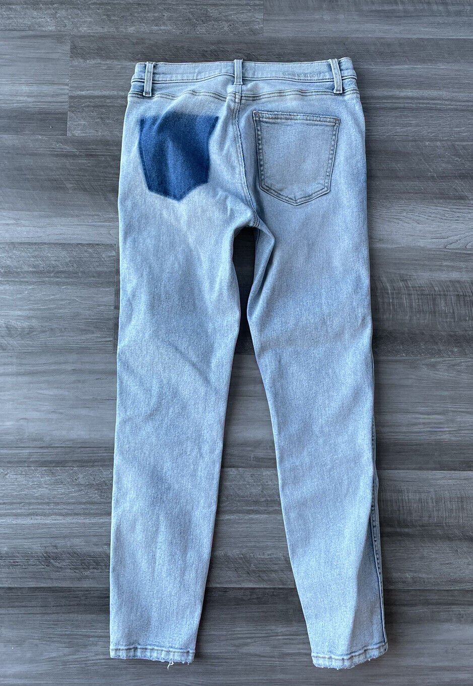 Current Elliott Patch Pocket Skinny Jeans Size 27… - image 2