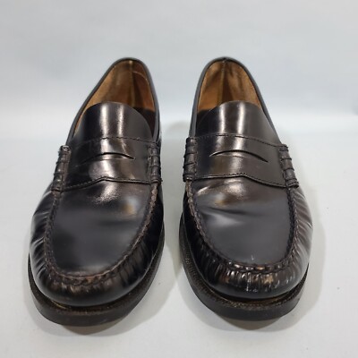 Bass Walton Black Penny Loafers Men display picture 1