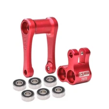 For 1/4 Losi Promoto Bike KNUCKLE & PULL ROD  Metal Upgrade #MX030 -RED-