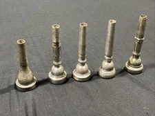 LOT OF 5 VINTAGE TRUMPET MOUTHPIECE