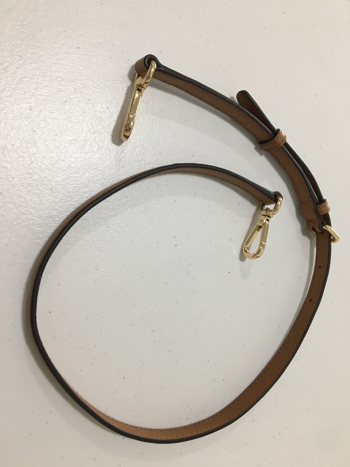 Michael Kors Replacement Strap Brown Leather Gold… - image 5