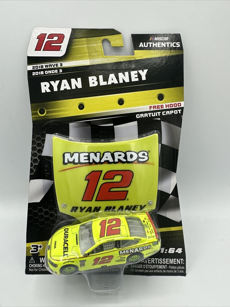 RYAN BLANEY #12 MENARDS 2018 WAVE 3 NASCAR AUTHENTICS Ford Fusion